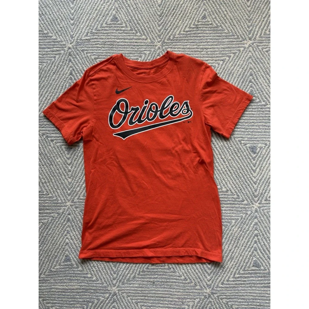 Nike Baltimore Orioles Corbin Burnes T-Shirt Jersey - Orange -‎ Small